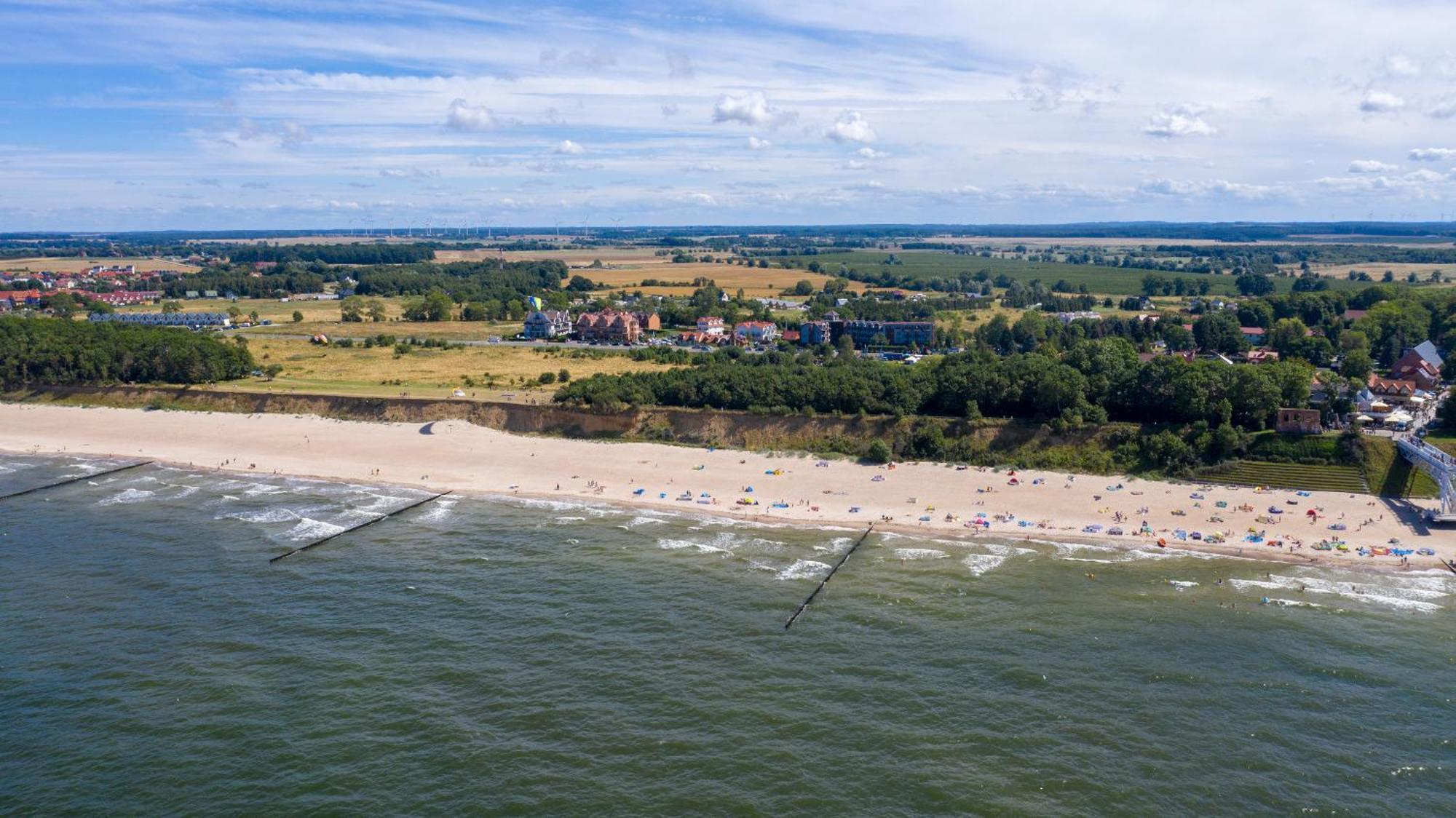 Aparthouse Cliff By Orka 150 M Beach And Sea Trzęsacz Buitenkant foto